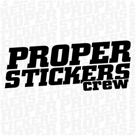 Naklejka Proper Stickers crew